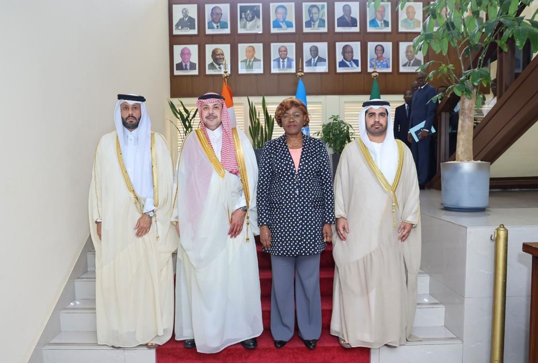 سفير دولة قطر يشارك في اجتماع وزيرة الشؤون الخارجية في كوت ديفوار مع سفراء دول مجلس التعاون