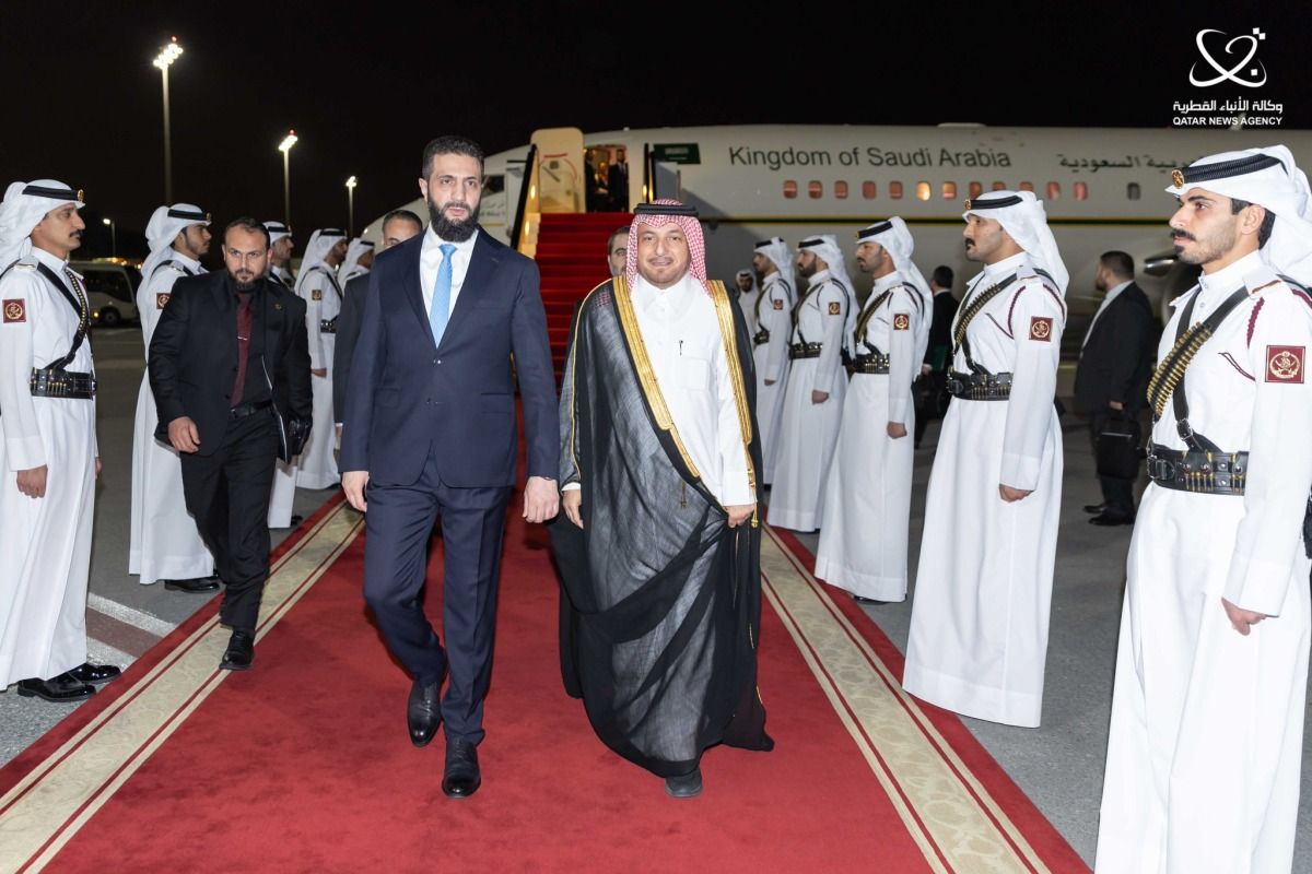 الرئيس السوري يصل الدوحة