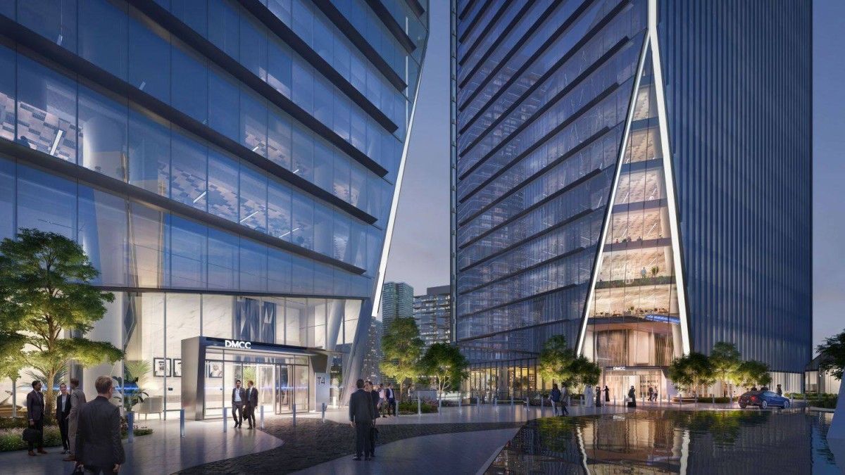 «دبي للسلع المتعددة» يطلق برجي «ون أبتاون بليس» و«تو أبتاون بليس»