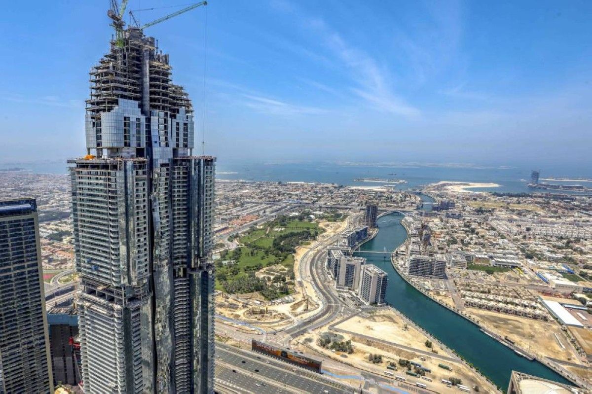 اكتمال الهيكل الإنشائي لأكبر برج سكني في العالم ضمن الحبتور سيتي بدبي