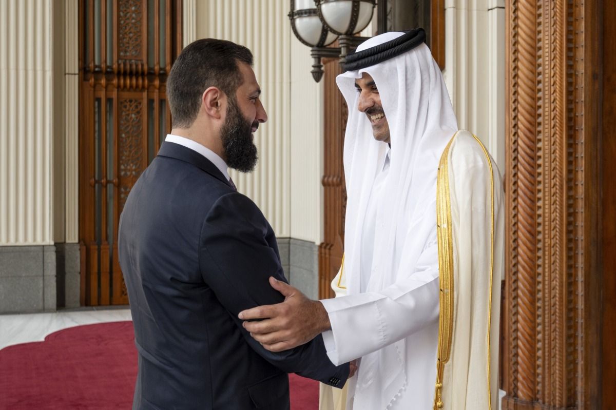 سمو الأمير والرئيس السوري يستعرضان الأوضاع الإقليمية والدولية