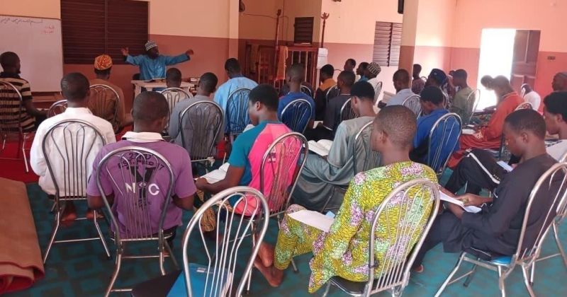 جانب من البرنامج الدعوي للهيئة الخيرية في بنين