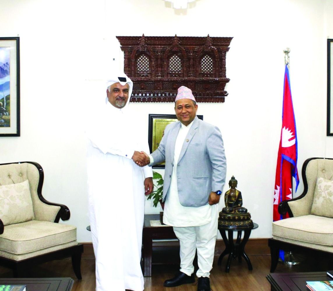 مباحثات تعاون مع نيبال