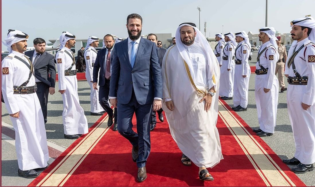 الرئيس السوري يغادر الدوحة