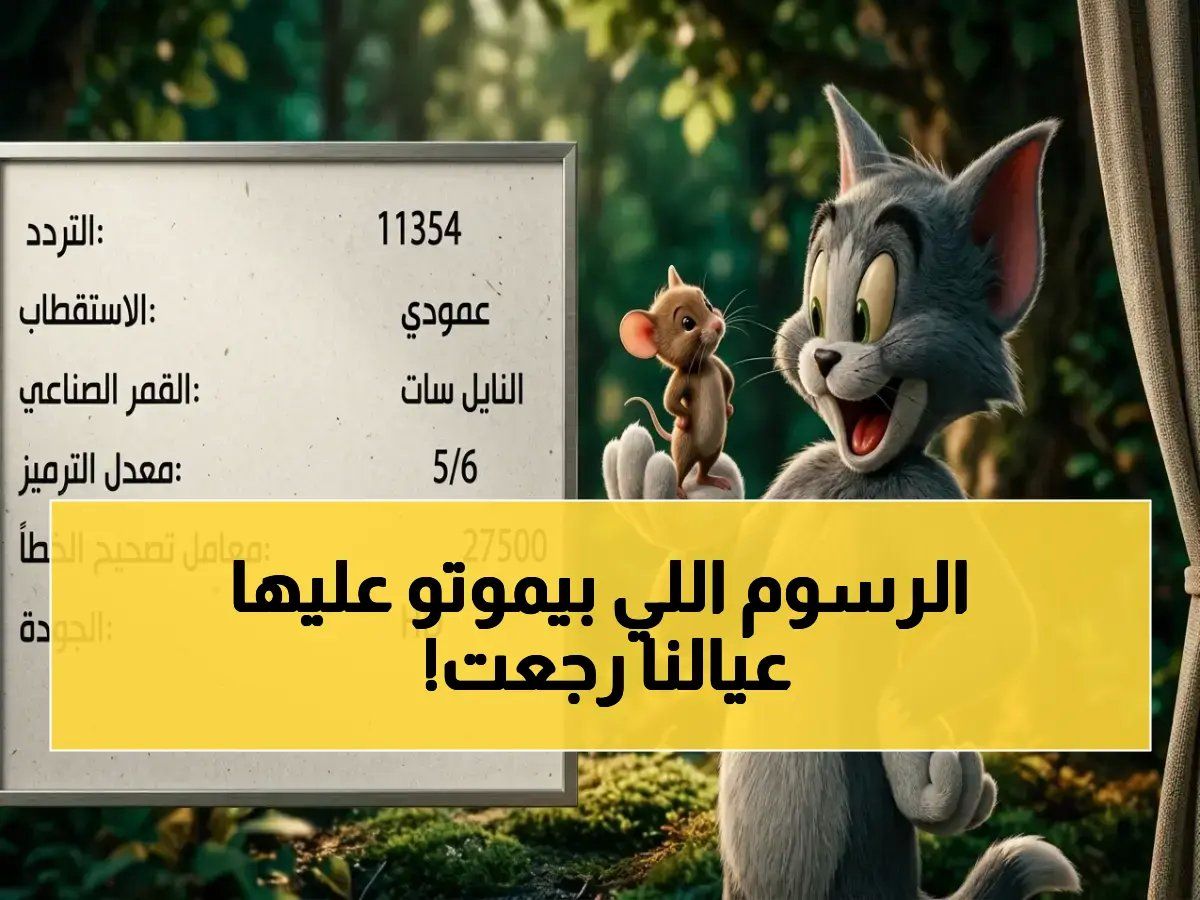 رسمياً: تردد توم وجيري الجديد على نايل سات 2026… شاهدها الآن بأعلى جودة بلا فواصل!