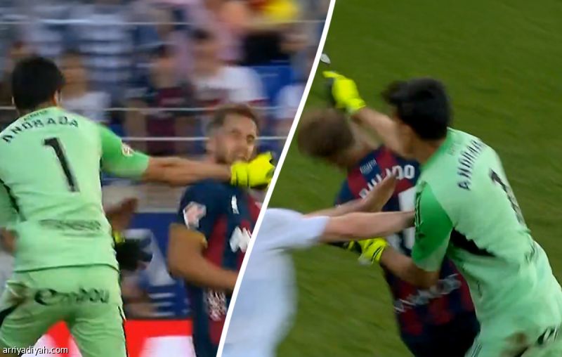 أندرادا.. لكَم القائد واعتذر