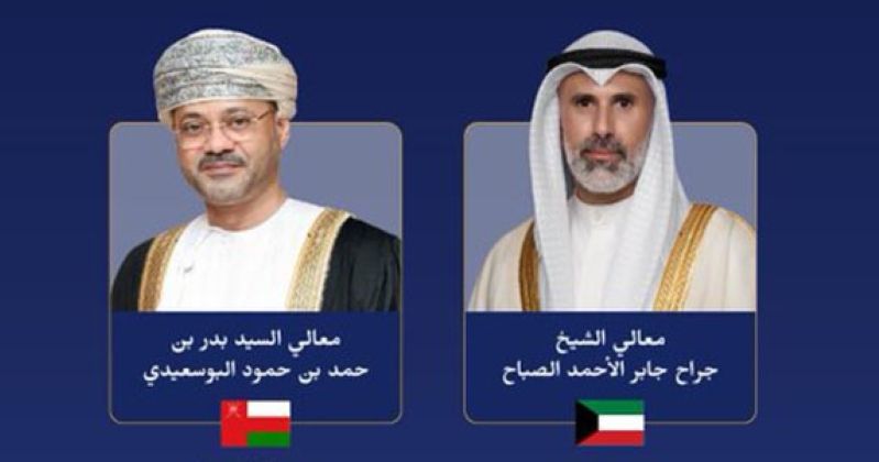 جراح الجابر بحث تطورات المنطقة مع البوسعيدي.. هاتفياً