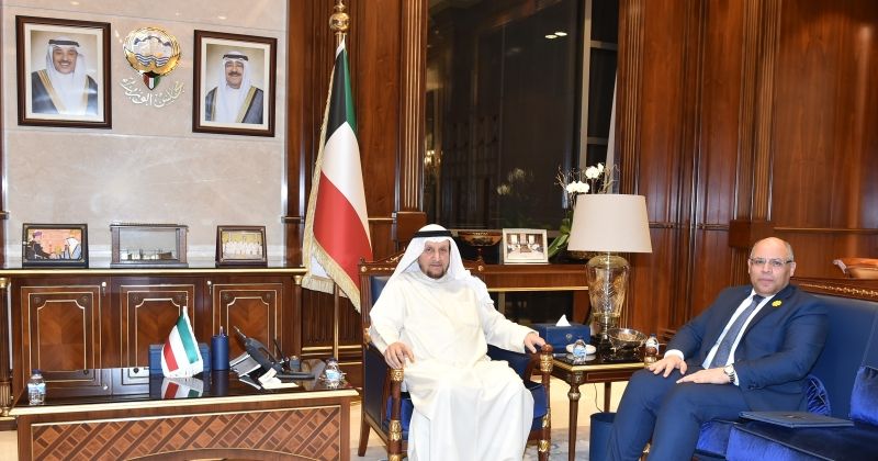 المعوشرجي يؤكد حرص الكويت على استمرار التنسيق مع مصر لتعزيز التعاون الثنائي الاستراتيجي