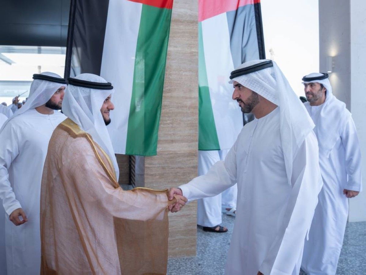 حمدان ومكتوم وأحمد بن محمد يحضرون أفراح آل مكتوم والقبيسي