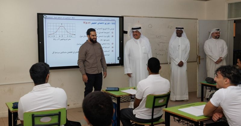 وزير التربية يتفقد مدارس «الثانوية»: العودة الحضورية مسؤولية وطنية مشتركة تتطلب تكاتف جميع أطراف المنظومة التعليمية