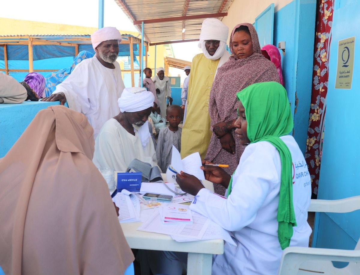 قطر الخيرية تطلق حملة لتقديم خدمات الرعاية الصحية للاجئين السودانيين في تشاد