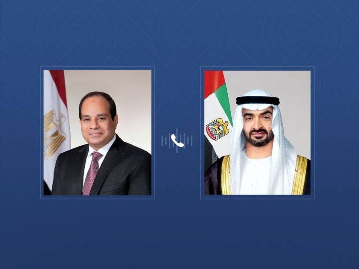 رئيس الدولة يتلقى اتصالاً هاتفياً من الرئيس المصري.. أدان خلاله الاعتداءات الإيرانية الإرهابية ضد الإمارات