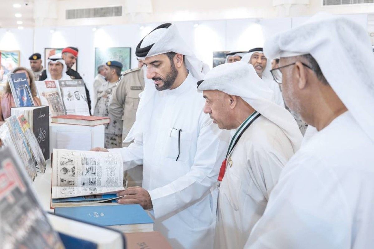 سلطان بن أحمد يفتتح معرض «حماة الوطن» في جامعة الشارقة