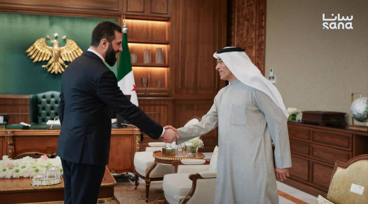 الشرع يبحث مع العبار الفرص الاستثمارية في سوريا