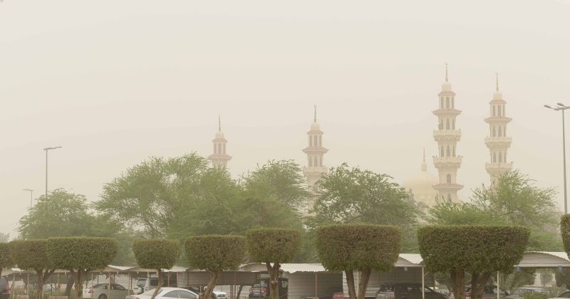 «الأرصاد»: رياح مثيرة للغبار وفرص لأمطار رعدية أحيانا حتى مساء الغد