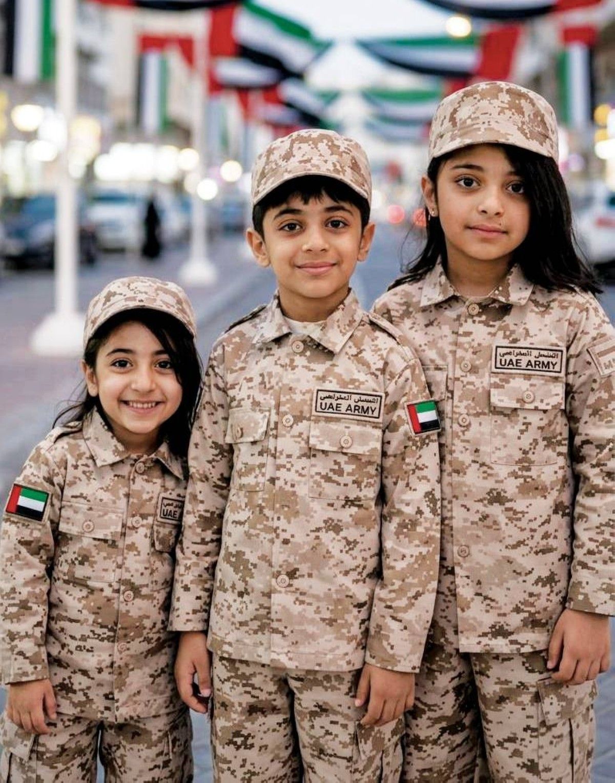 أطفال بالزي العسكري.. فخر واعتزاز بحماة الوطن