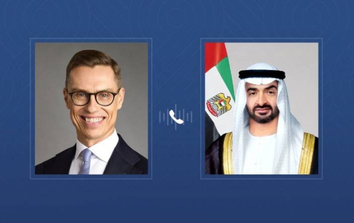 رئيس الدولة يبحث هاتفياً مع رئيس فنلندا تطورات الشرق الأوسط