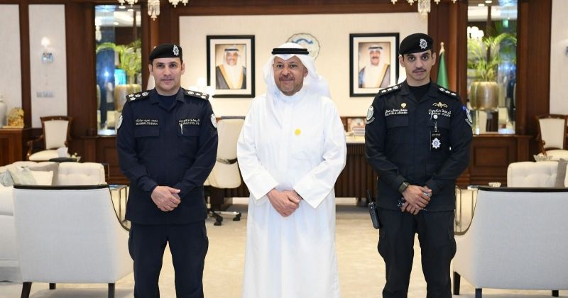محافظ الفروانية والعميد الغصاب بحثا رفع كفاءة الأداء الأمني