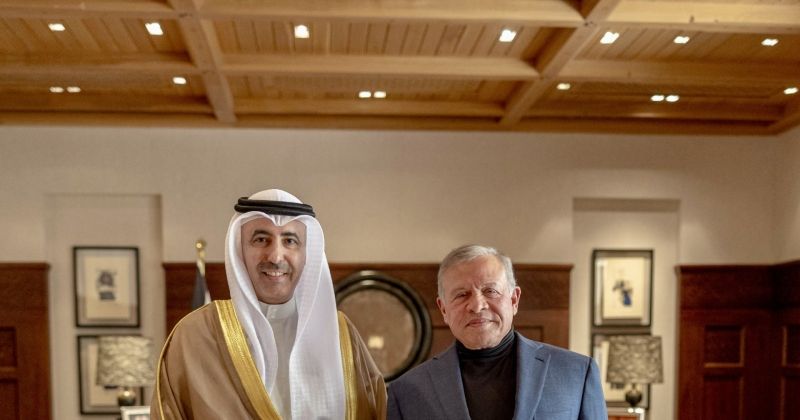 العاهل الأردني يستقبل السفير المري بمناسبة قرب انتهاء فترة عمله