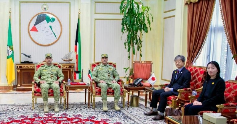 وكيل الحرس الوطني يبحث مع سفير اليابان تعزيز التعاون العسكري والأمني