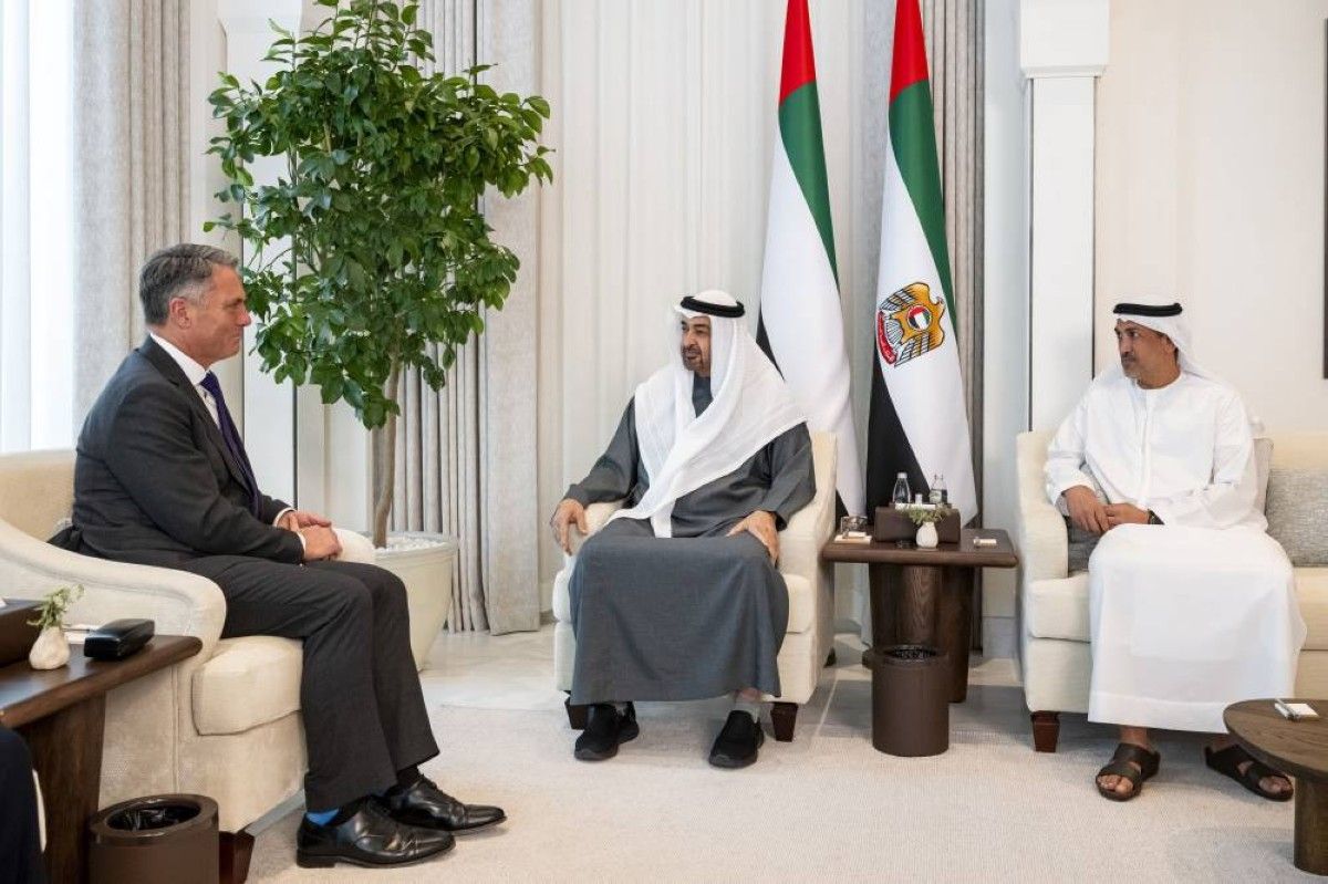 رئيس الدولة يبحث مع نائب رئيس الوزراء وزير دفاع أستراليا مجالات التعاون والعمل المشترك