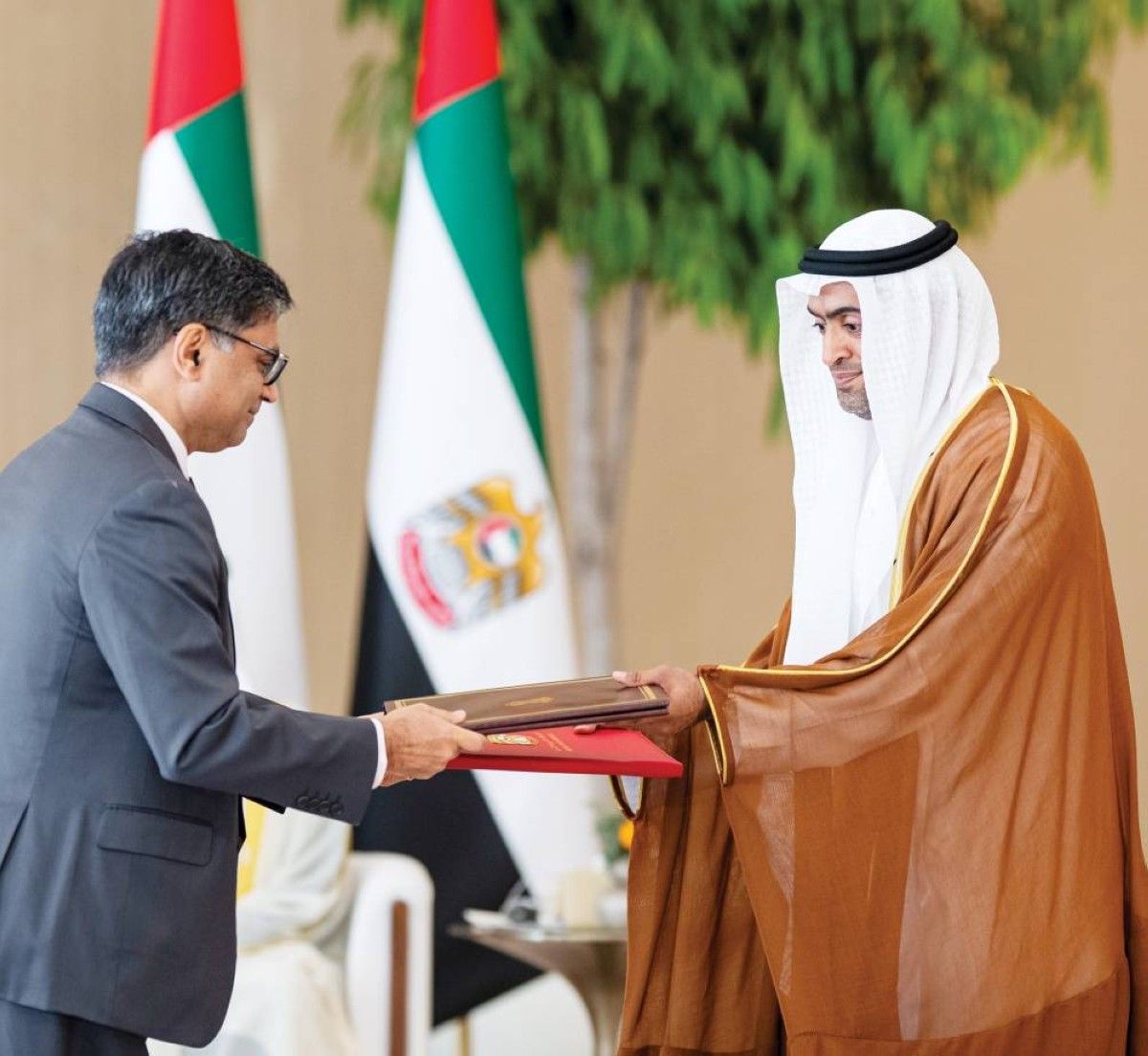 رئيس الدولة ورئيس وزراء الهند يبحثان تعزيز الشراكة الاستراتيجية الشاملة والتطورات الإقليمية