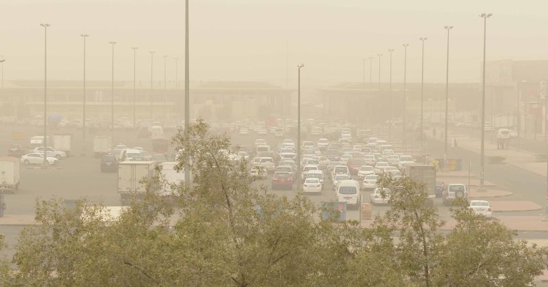 «الأرصاد» تنوه: رياح مثيرة للغبار وانخفاض في الرؤية الأفقية