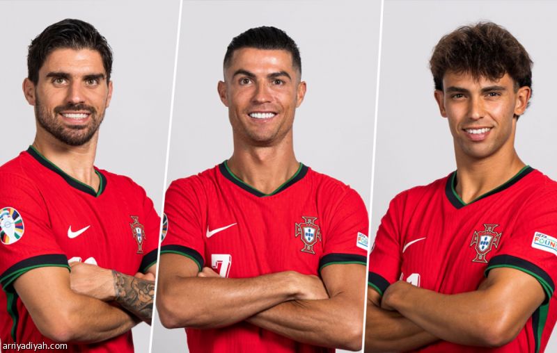 ثلاثي «روشن» يقود كتيبة البرتغال في المونديال
