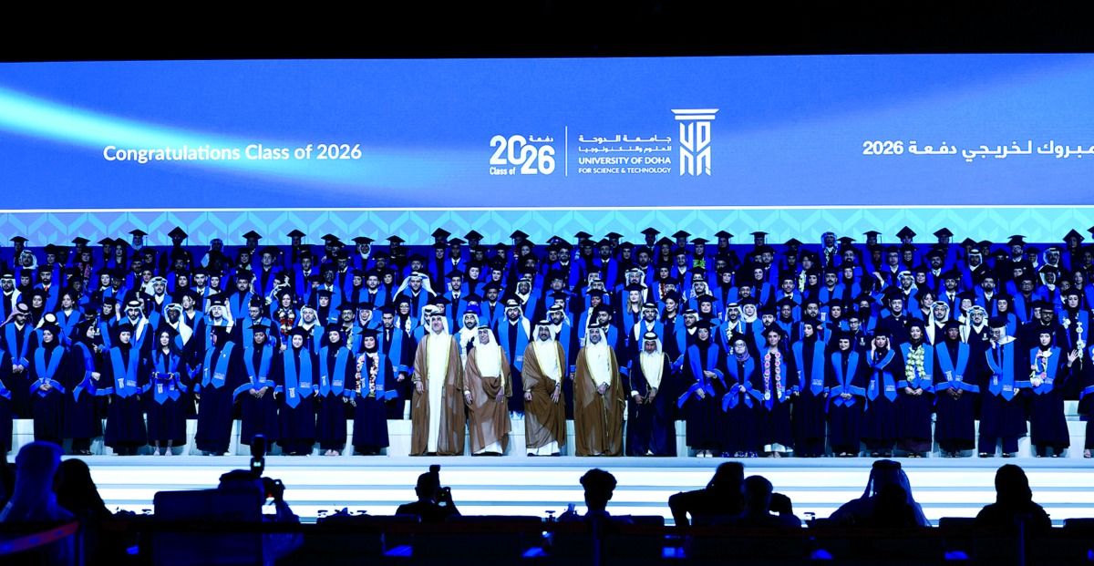 تحت رعاية رئيس الوزراء ولليوم الثاني توالياً.. جامعة الدوحة تحتفل بتخريج دفعة 2026