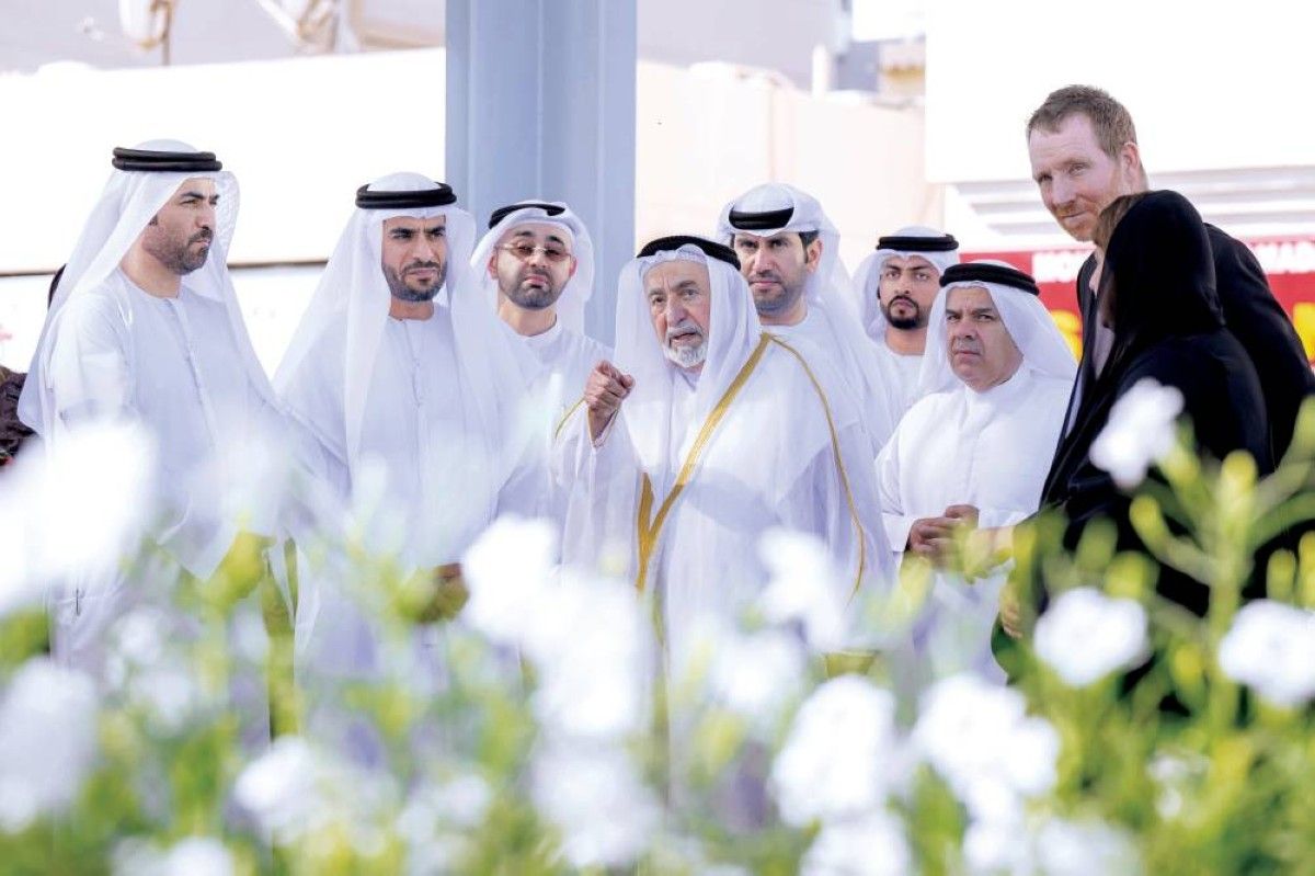حاكم الشارقة يفتتح حديقة المجرة