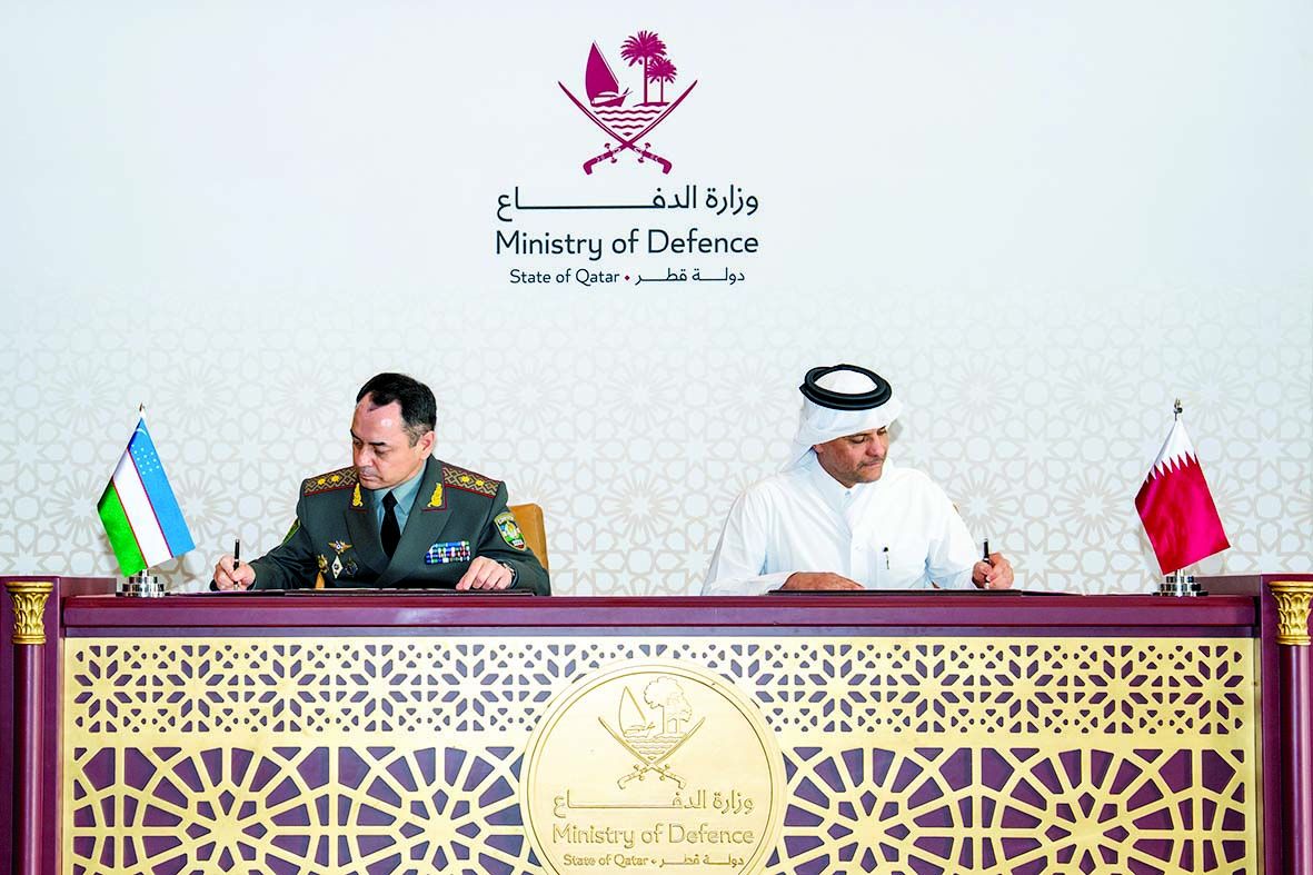 مذكرة تفاهم للتعاون العسكري مع أوزبكستان