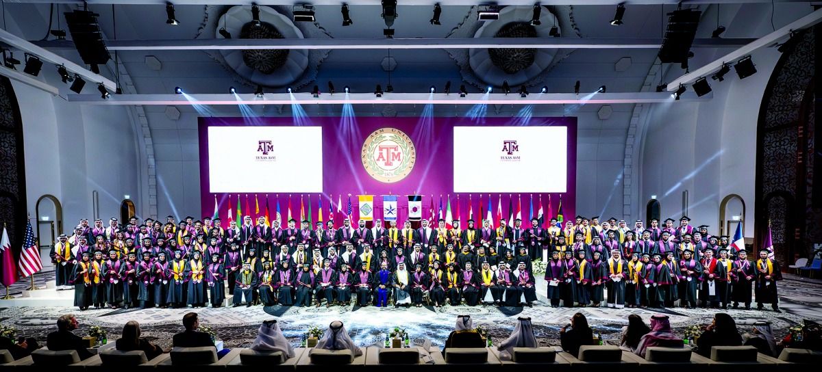 جامعة تكساس إي أند أم في قطر تحتفل بتخريح 154 طالباً متفوقاً