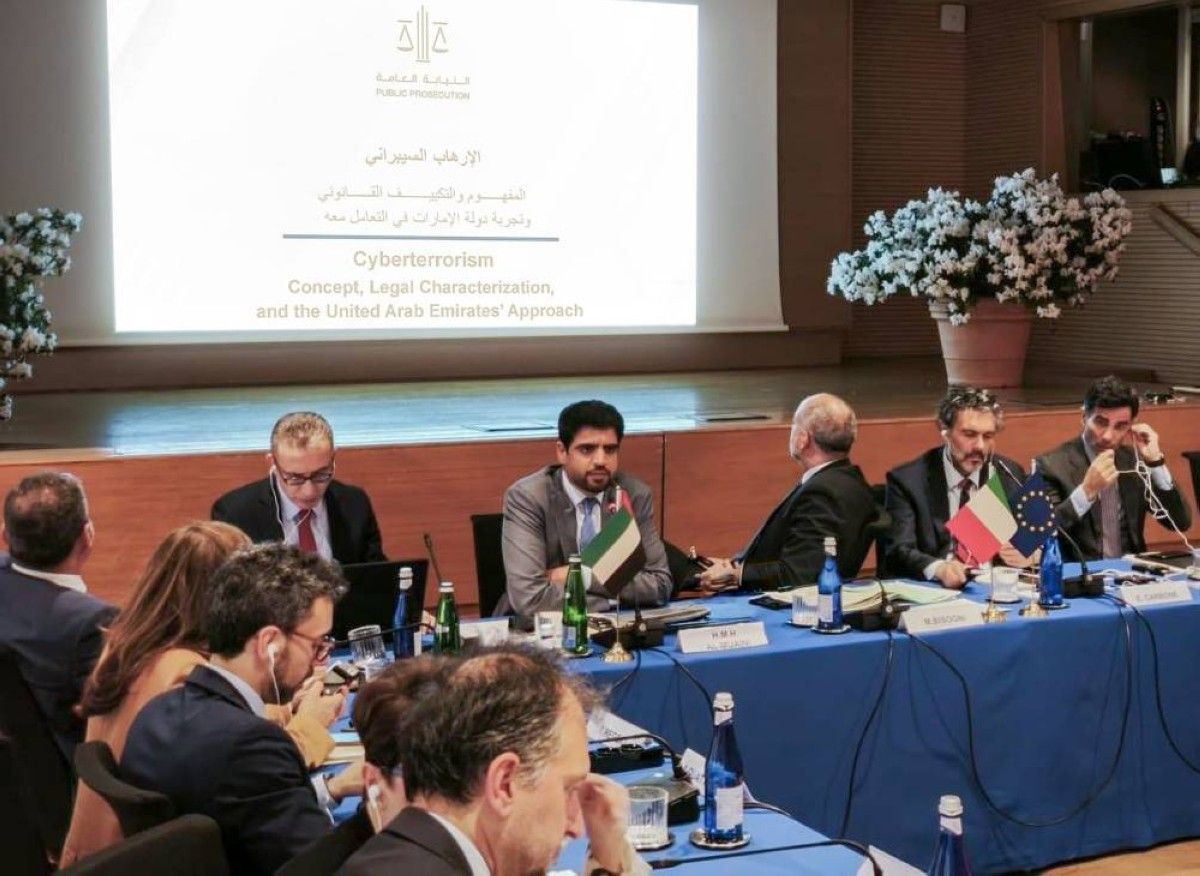 الإمارات تستعرض في روما تشريعاتها الخاصة بمكافحة الجرائم الإرهابية والإلكترونية