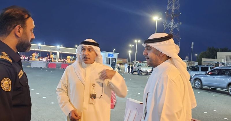 النويف والعمر تفقدا استعدادات استقبال الحجاج بمنفذ النويصيب: سرعة إنهاء الإجراءات