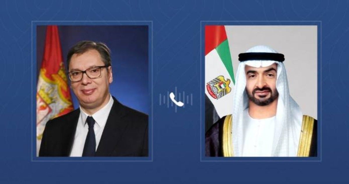 محمد بن زايد والرئيس الصربي يبحثان هاتفياً تعزيز التعاون والتطورات الإقليمية