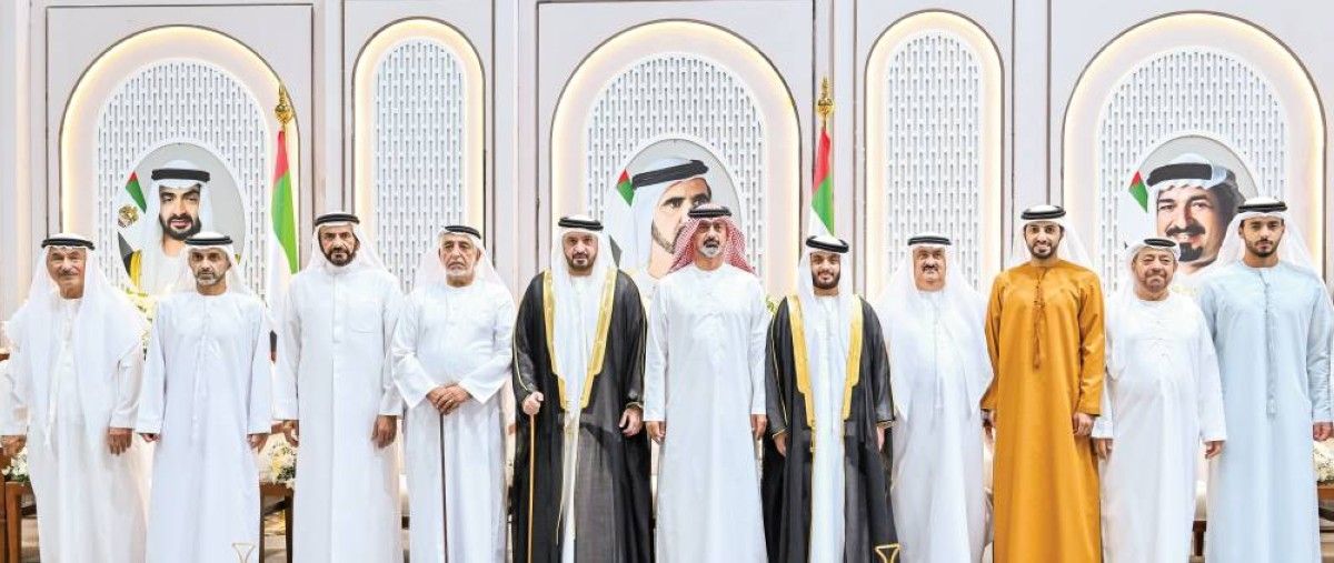عمار النعيمي يحضر أفراح العسم والكعبي في عجمان