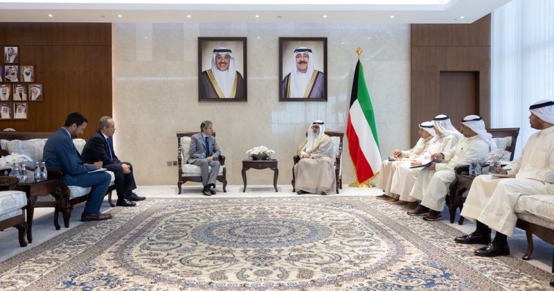 جراح الجابر يبحث وغروسي سبل تعزيز التعاون
