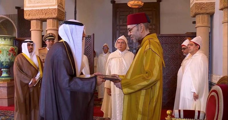 سفير الكويت لدى المغرب يقدم أوراق اعتماده للملك محمد السادس