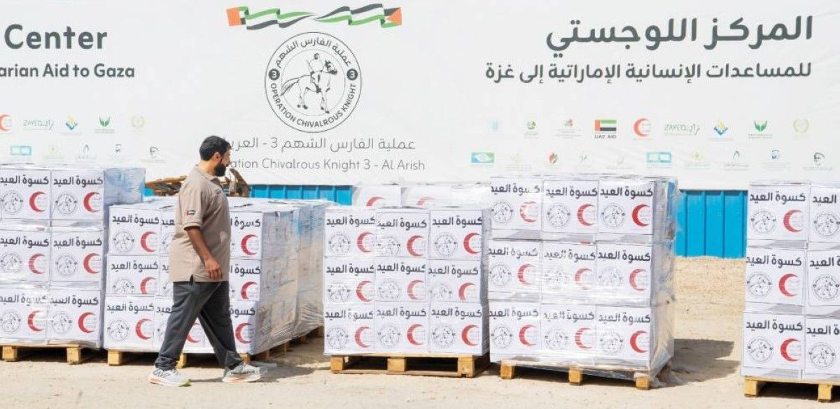 يد الإمارات تمتد بالخير إلى غزة للأسبوع الـ 134 على التوالي