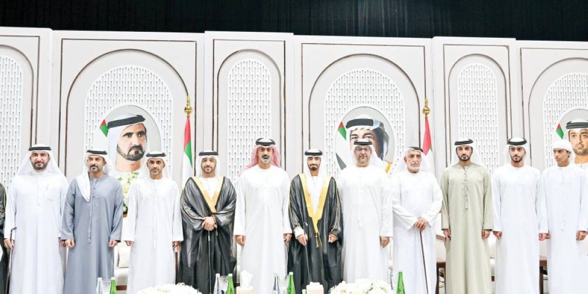 عمار النعيمي يحضر أفراح الفلاسي والشامسي