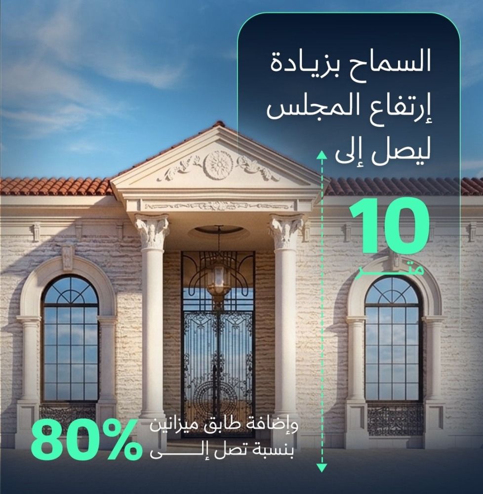 اعتماد أكبر تحديث للشروط المعمارية للفلل والقصور