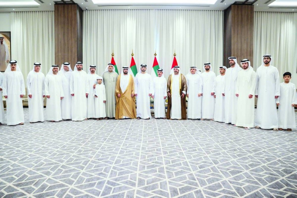 أحمد بن محمد وأحمد بن سعيد ومنصور بن محمد يحضرون أفراح السويدي والجناحي