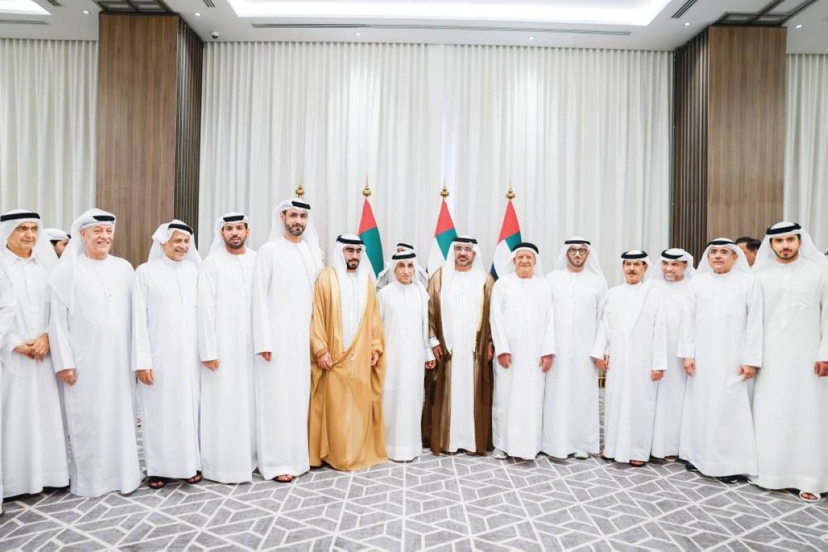 أحمد بن محمد وأحمد بن سعيد ومنصور بن محمد يحضرون أفراح السويدي والجناحي