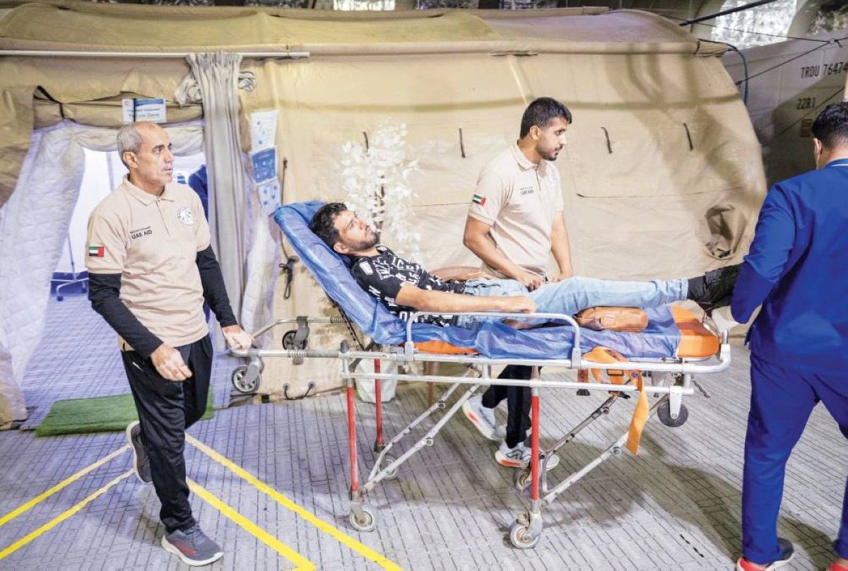 90 حالة من غزة استقبلها المستشفى الإماراتي العائم