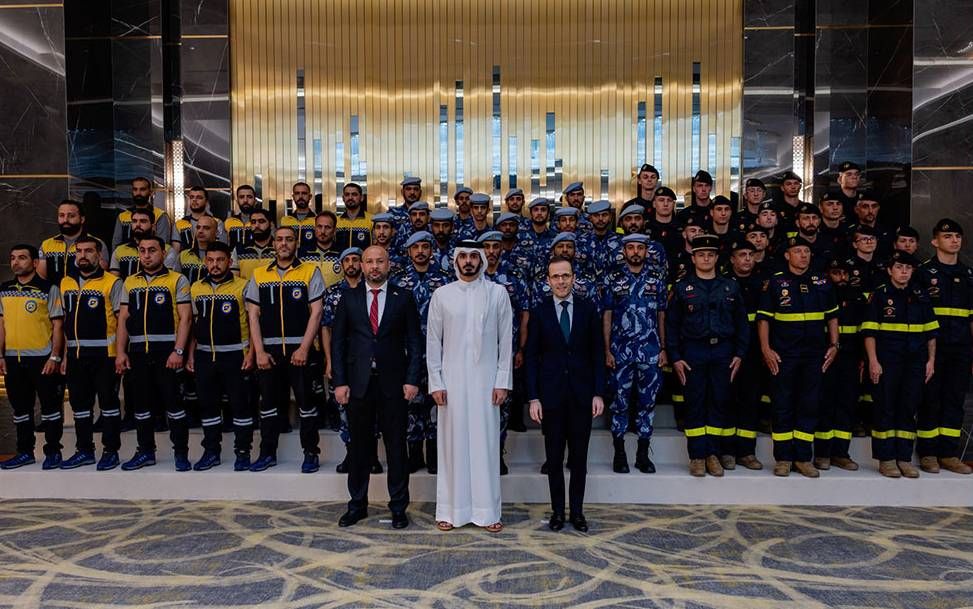 وزير الداخلية يشهد ختام التمرين الثلاثي المشترك في مجال البحث والإنقاذ داخل المناطق العمرانية