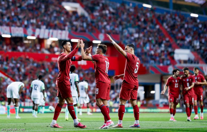 البرتغال ينهي الاستعداد بثنائية نيجيريا