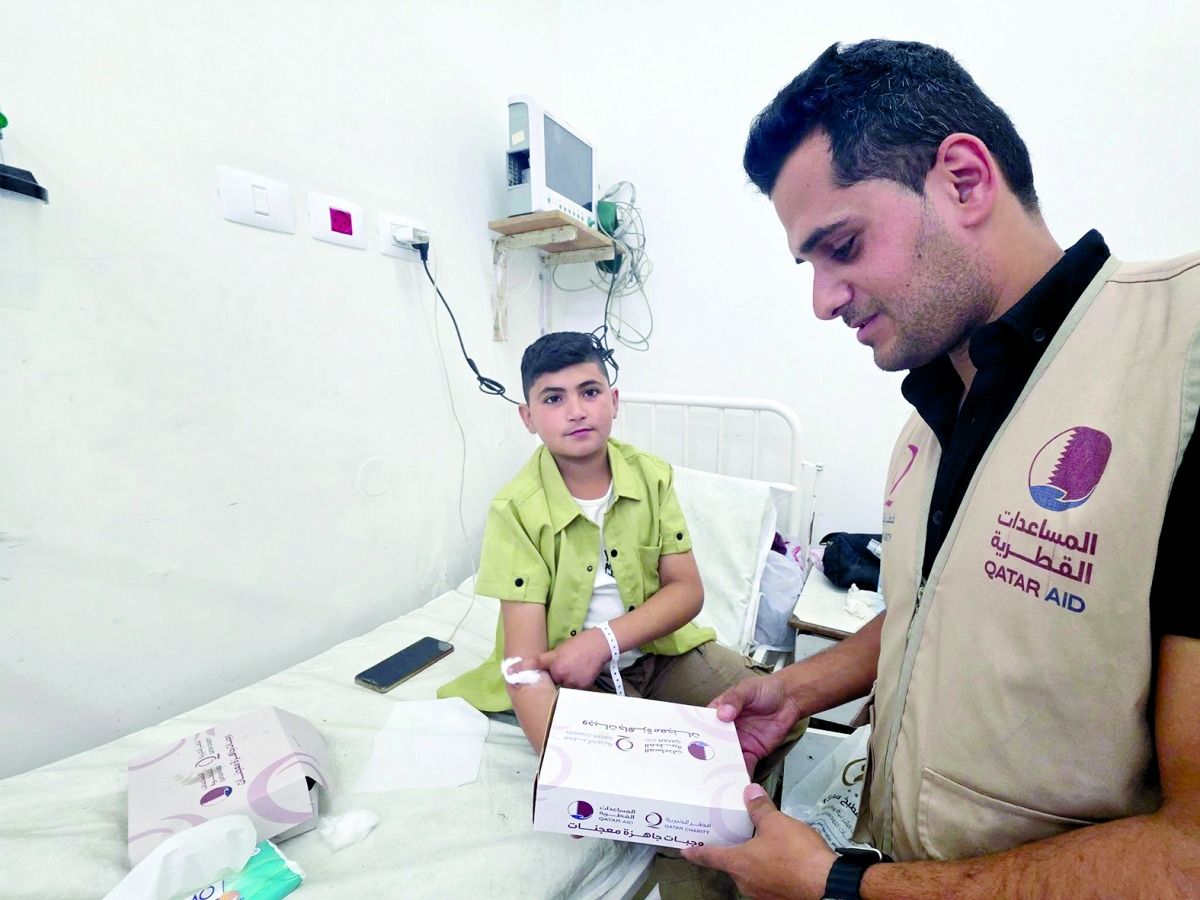 قطر الخيرية توزع 198 ألف وجبة جاهزة في غزة