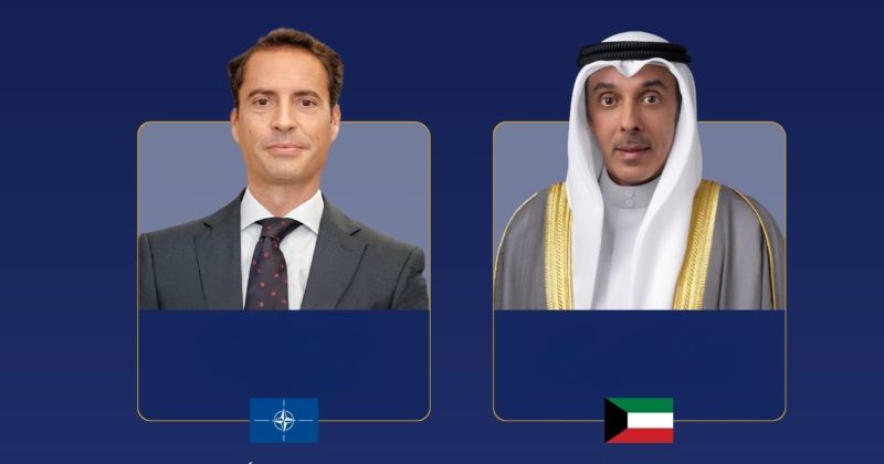 نائب وزير الخارجية يبحث هاتفياً مع خافيير كولومينا التعاون بين الكويت وحلف شمال الأطلسي