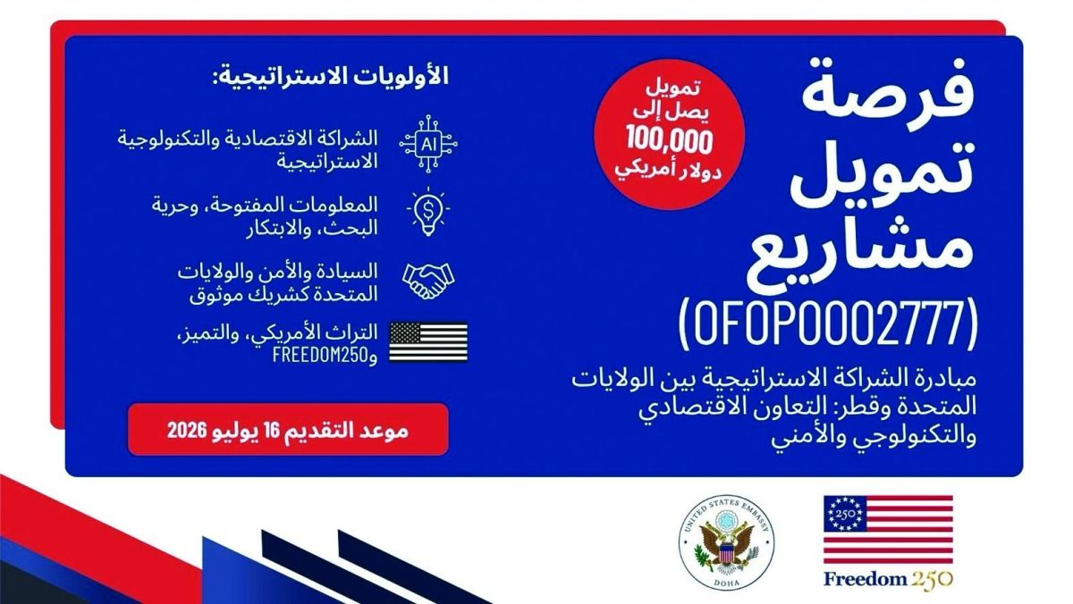 200 ألف دولار من الولايات المتحدة لمشاريع الشراكة مع قطر