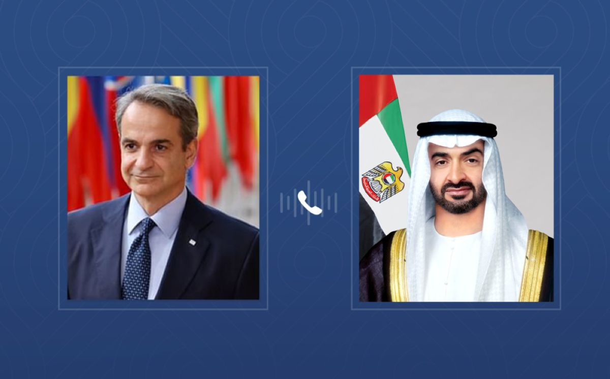 رئيس الدولة يبحث مع رئيس وزراء اليونان تعزيز الشراكة الاستراتيجية خلال اتصال هاتفي
